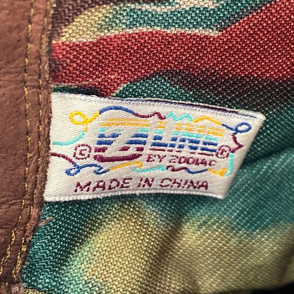 Vintage Z Line by Zodiac Western Fringe Boot Marla Low Shaft W 7.5 Brown Leather - Picture 2 of 13